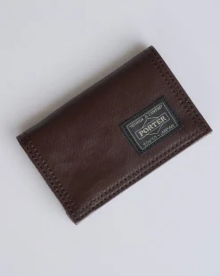 New Porter-Yoshida u0026 Co. Porter Freestyle Card Case Brown