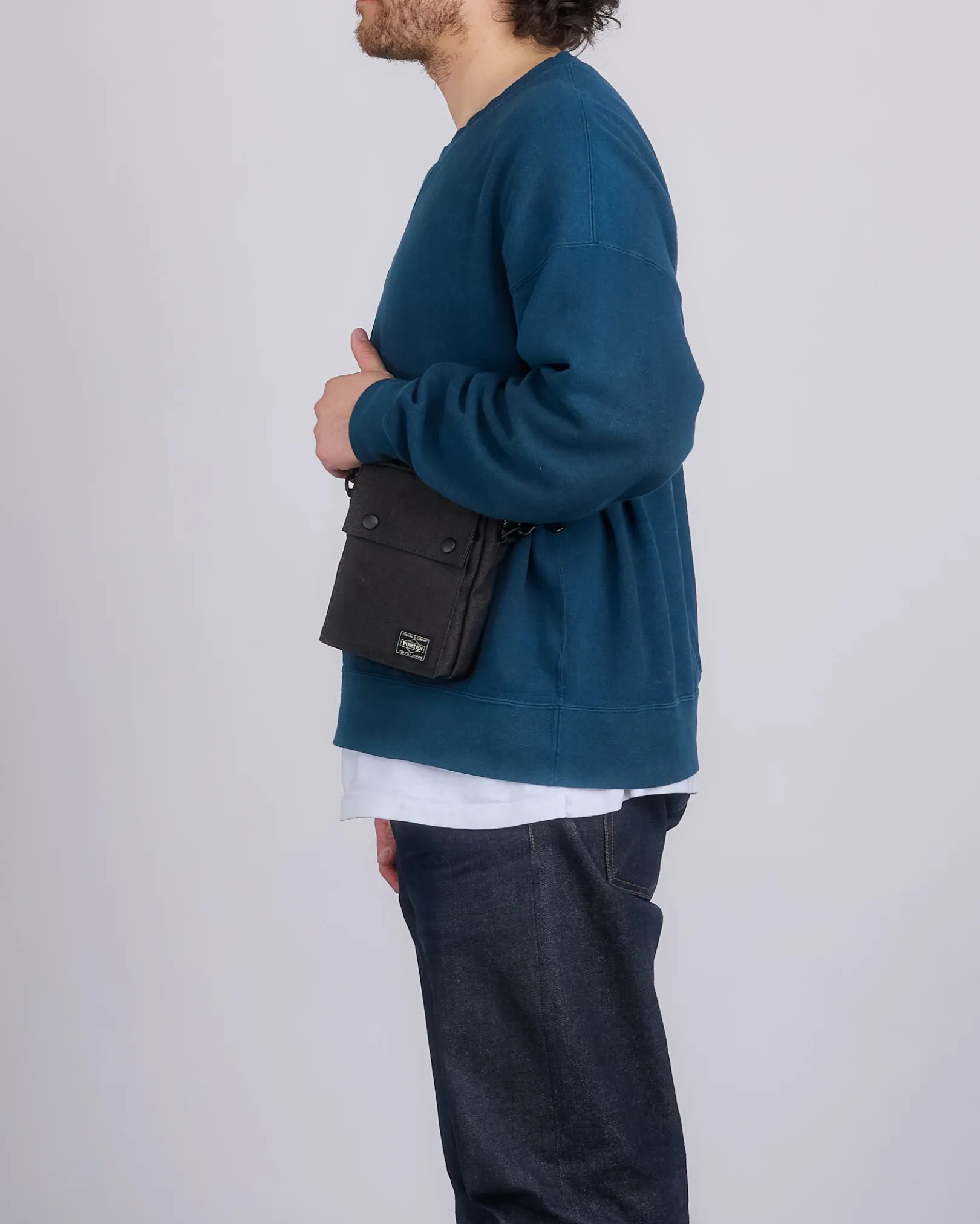 Online Porter-Yoshida u0026 Co. Porter Smoky Vertical Should Bag Black