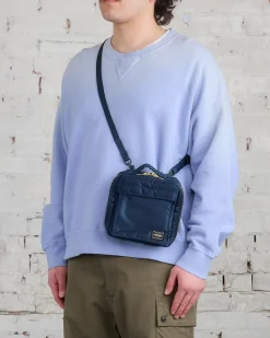 Best Porter-Yoshida u0026 Co. Porter Tanker Square Shoulder Bag Iron Blue