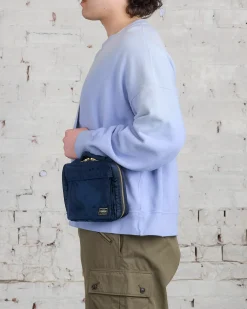 Best Porter-Yoshida u0026 Co. Porter Tanker Square Shoulder Bag Iron Blue