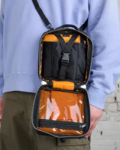 New Porter-Yoshida u0026 Co. Porter Tanker Square Shoulder Bag Black