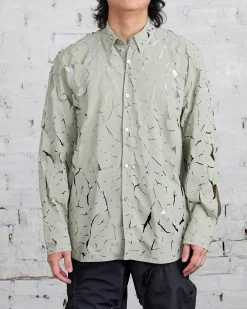 Best POST ARCHIVE FACTION (PAF) 6.0 Shirt Left Olive Green