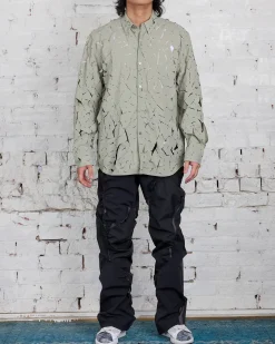Best POST ARCHIVE FACTION (PAF) 6.0 Shirt Left Olive Green