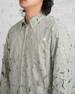 Best POST ARCHIVE FACTION (PAF) 6.0 Shirt Left Olive Green