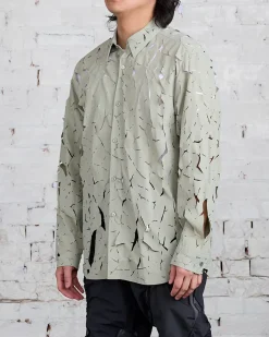 Best POST ARCHIVE FACTION (PAF) 6.0 Shirt Left Olive Green