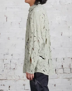 Best POST ARCHIVE FACTION (PAF) 6.0 Shirt Left Olive Green