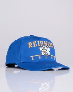 Clearance Reigning Champ Campus Trucker Cap Blue Orange