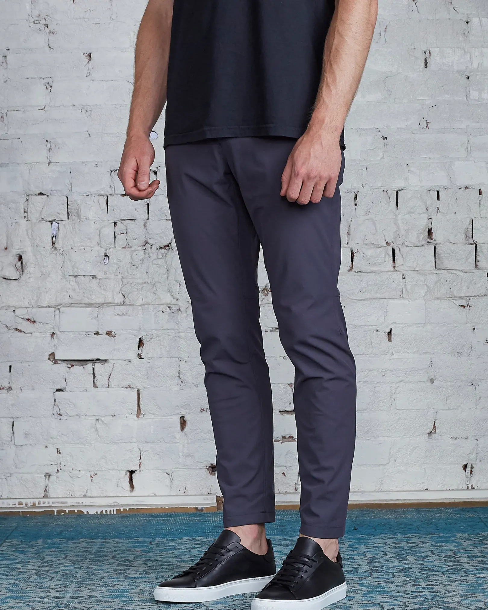 New Reigning Champ Coach's Pant Mens Charcoal Primeflex