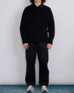 Clearance Reigning Champ Corduroy Campus Overshirt Black