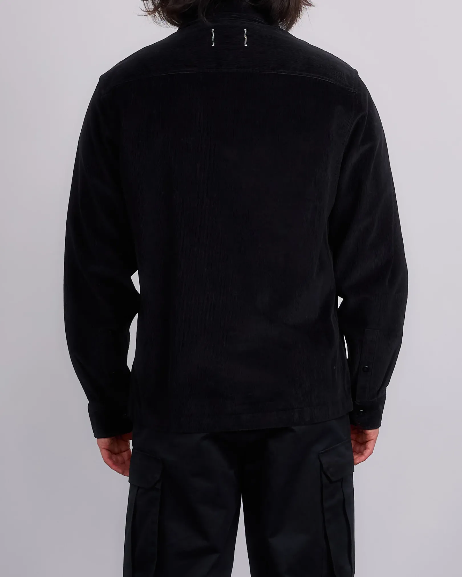 Clearance Reigning Champ Corduroy Campus Overshirt Black