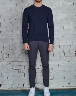Hot Reigning Champ Core Crewneck Navy