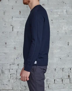 Hot Reigning Champ Core Crewneck Navy