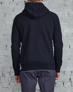 New Reigning Champ Core Full Zip Hood Black