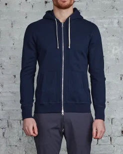 Best Reigning Champ Core Full Zip Hood Navy