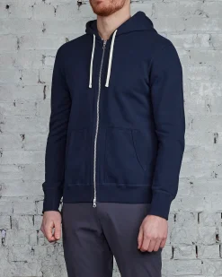 Best Reigning Champ Core Full Zip Hood Navy