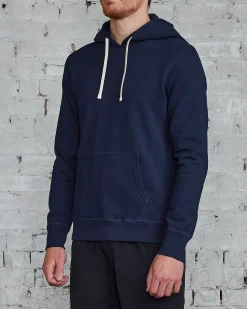 Online Reigning Champ Core Pullover Hood Navy