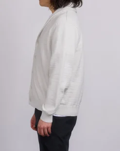 Outlet Reigning Champ Cotton Slub Laurel Cardigan Oyster