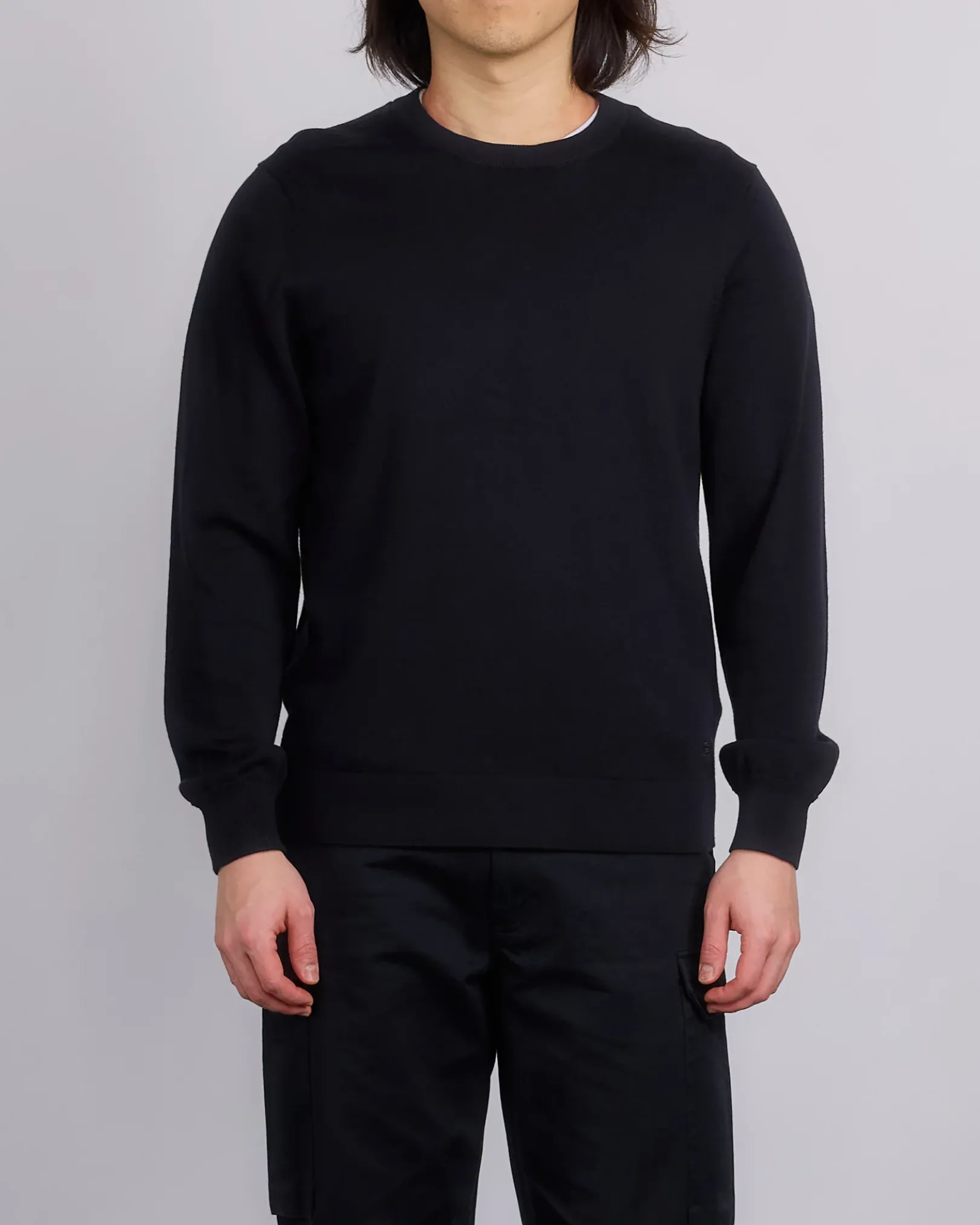 Best Reigning Champ Knit Cotton Cashmere Riviera Crewneck Black
