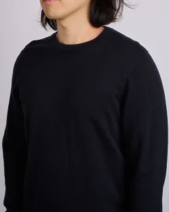 Best Reigning Champ Knit Cotton Cashmere Riviera Crewneck Black