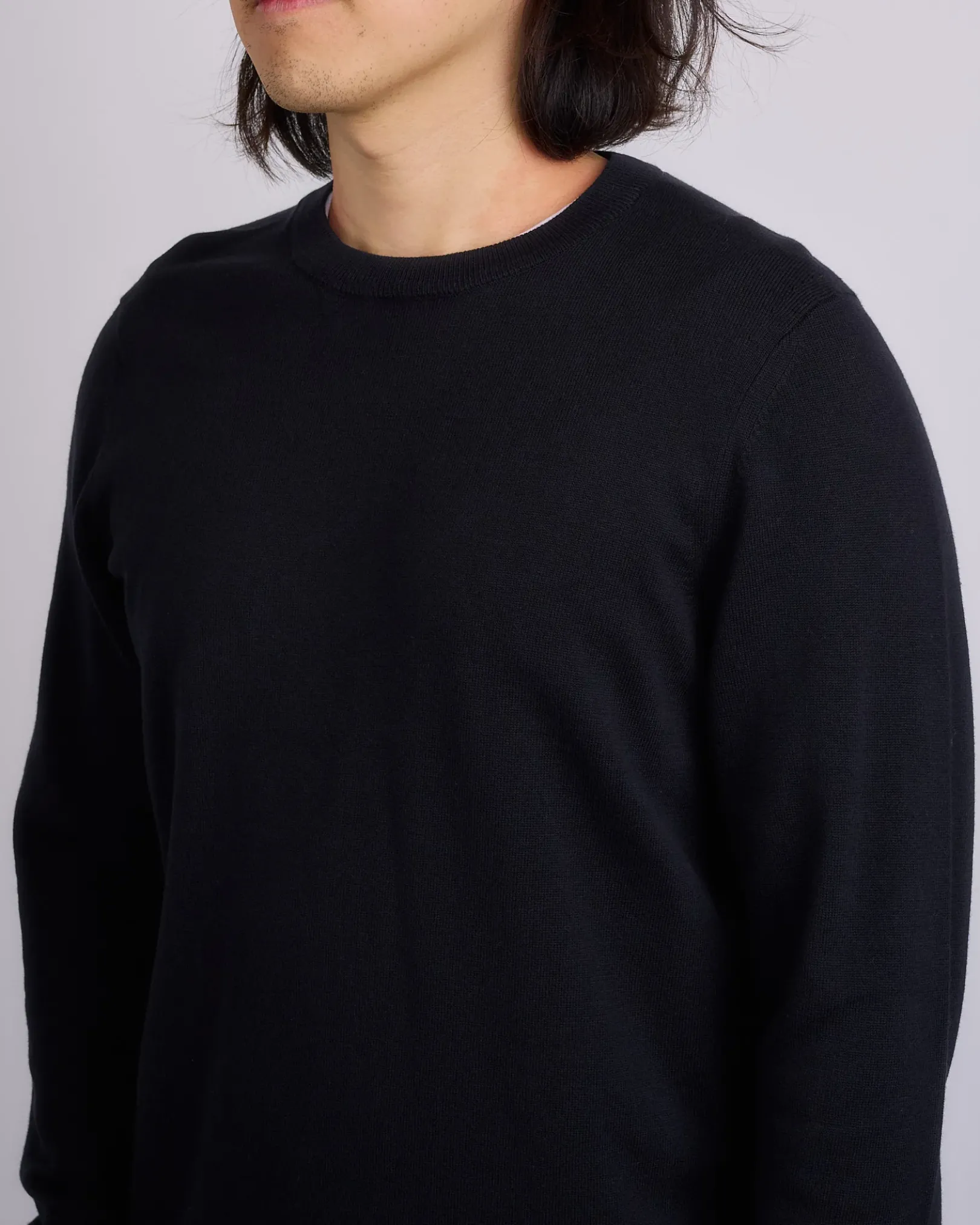 Best Reigning Champ Knit Cotton Cashmere Riviera Crewneck Black