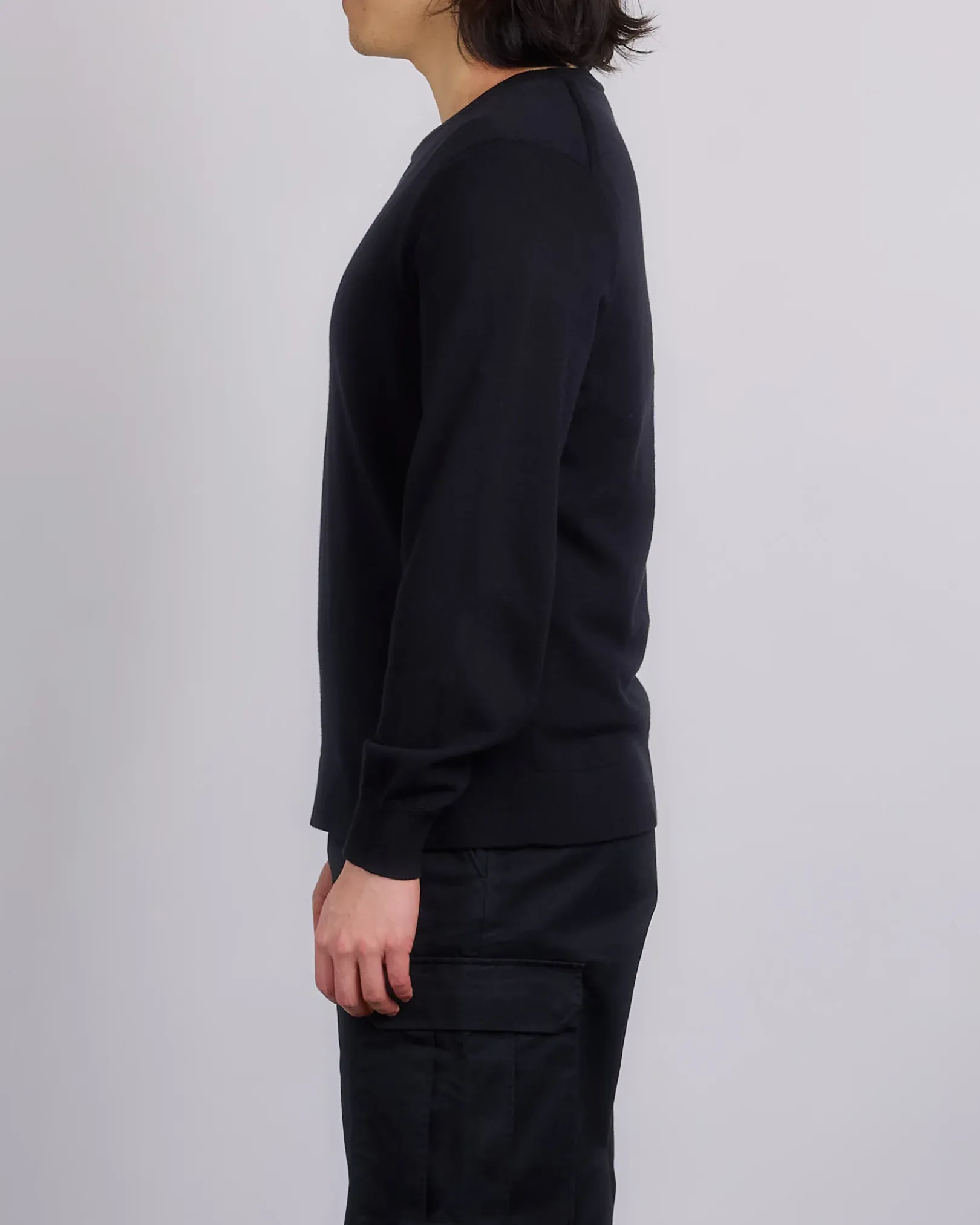 Best Reigning Champ Knit Cotton Cashmere Riviera Crewneck Black