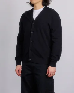 Clearance Reigning Champ Knit Cotton Cashmere Riviera Cardigan Black