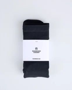 New Reigning Champ Knit Performance Sock Black
