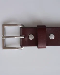 Sale Reigning Champ Leather Belt Brown