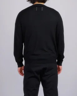 Sale Reigning Champ Lightweight Merino Harry Cardigan Black
