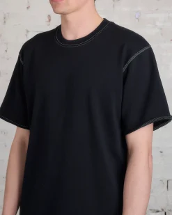 Sale Reigning Champ Lightweight Terry Cut-Off T-Shirt Black