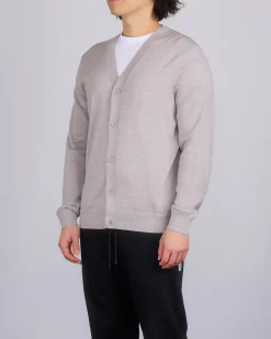 Sale Reigning Champ Lightweight Merino Harry Cardigan Dove