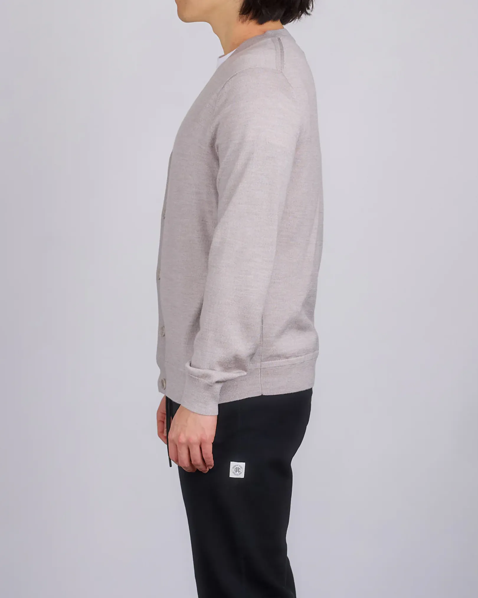 Sale Reigning Champ Lightweight Merino Harry Cardigan Dove
