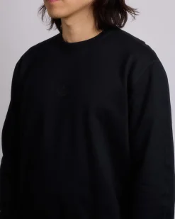 Clearance Reigning Champ Midweight Terry Lock-Up Crewneck Black