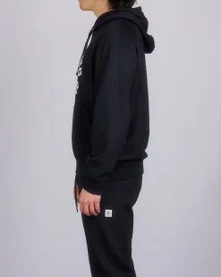 Outlet Reigning Champ Midweight Arch Logo Hoodie Black