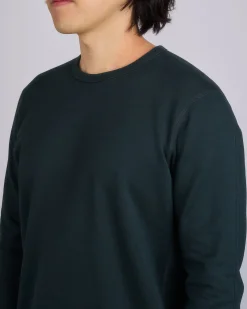 Clearance Reigning Champ Midweight Terry Slim Crewneck Petrol