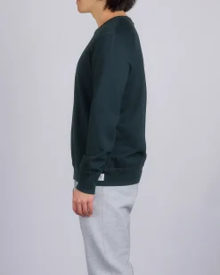 Clearance Reigning Champ Midweight Terry Slim Crewneck Petrol