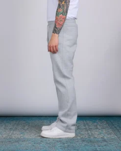 Outlet Reigning Champ Midweight Fleece Straight Leg Sweatpant Heather Grey