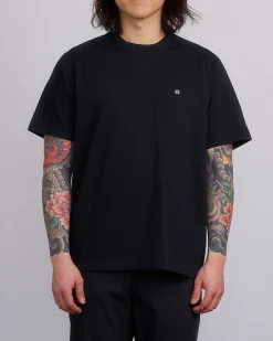 Hot Reigning Champ Midweight Lock-Up T-Shirt Black
