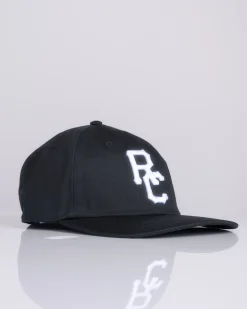 New Reigning Champ Outfield Strapback Cap Black White