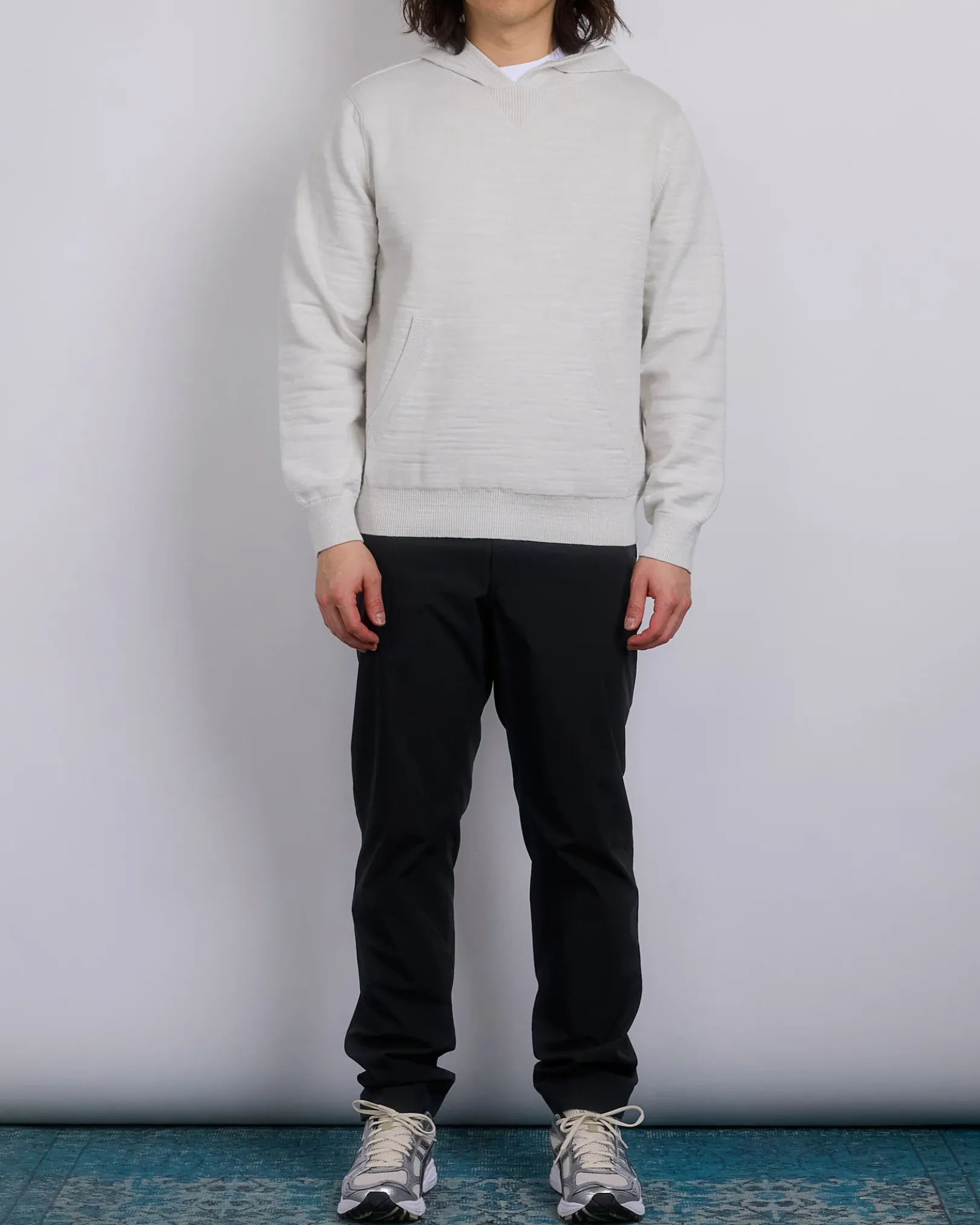 Hot Reigning Champ Slub Knit Hoody Oyster