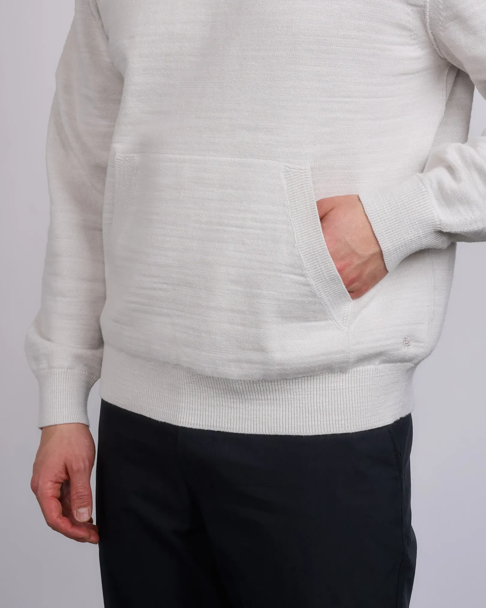 Hot Reigning Champ Slub Knit Hoody Oyster