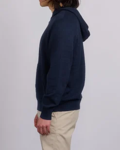 Clearance Reigning Champ Slub Knit Hoody Navy