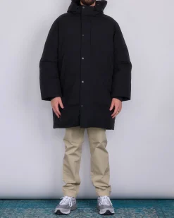 Clearance Reigning Champ Tech Nylon Sideline Parka Black