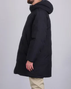 Clearance Reigning Champ Tech Nylon Sideline Parka Black
