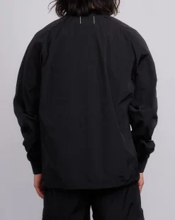 Fashion Reigning Champ Textured Nylon Radar Crewneck Black