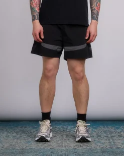 New Reigning Champ Textured Nylon Radar Short Black