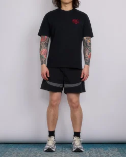 New Reigning Champ Textured Nylon Radar Short Black