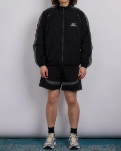 Outlet Reigning Champ Textured Nylon Radar Jacket Black