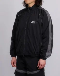Outlet Reigning Champ Textured Nylon Radar Jacket Black