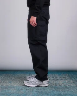 New Reigning Champ Woven Cotton Keeper Cargo Pant Black